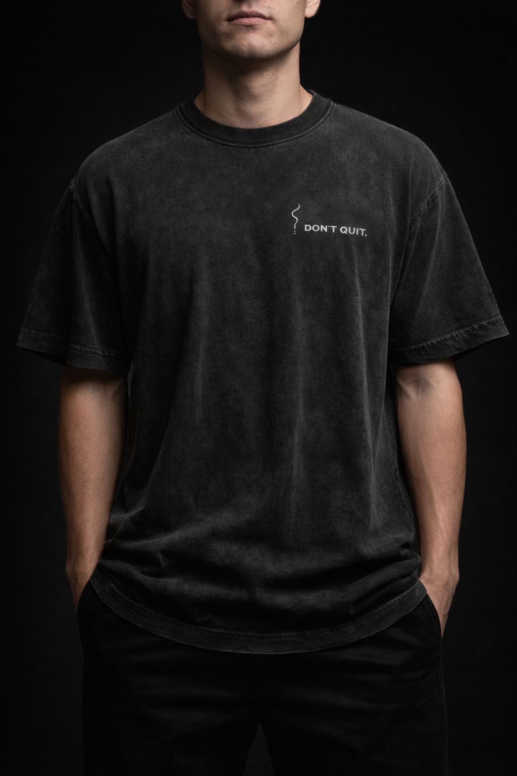 Men “Don’t Quit” Vintage Streetwear T-Shirt